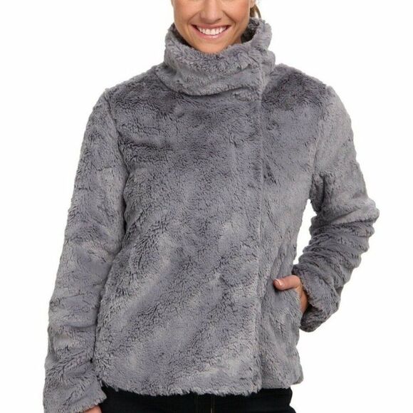 Patagonia Pelage Fleece Jacket Womens Size XS Dove Gray Full Zip High Neck - Picture 9 of 9